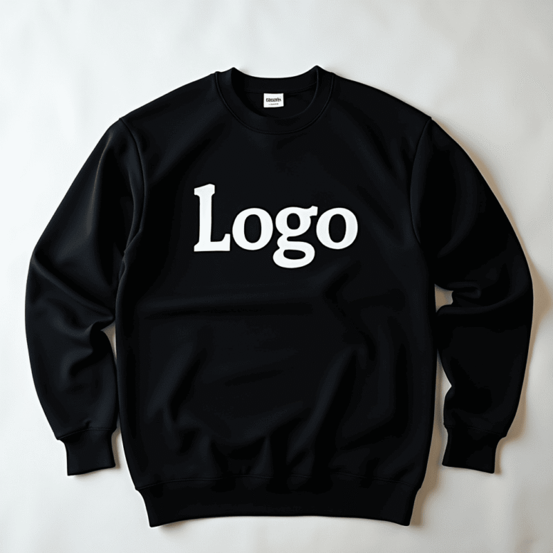 džemperis be kapišono su spauda juodas džemperis be kapišono su spauda juodas