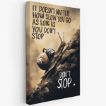 dont stop paveikslas ant drobės