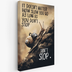 dont stop paveikslas ant drobės