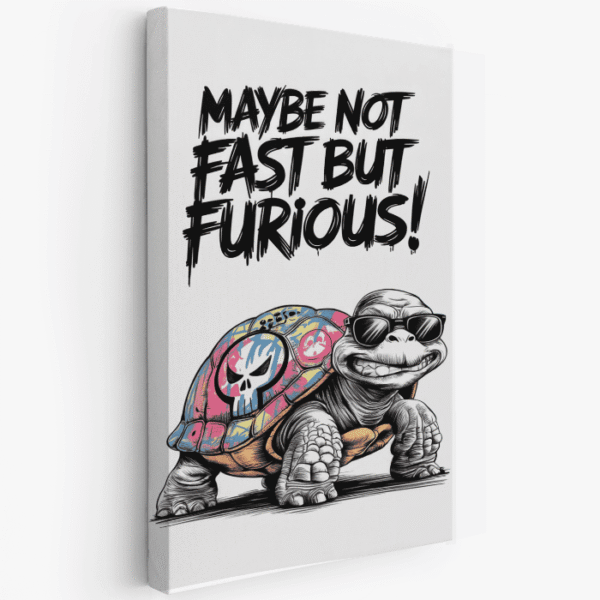 not fast paveikslas ant drobės