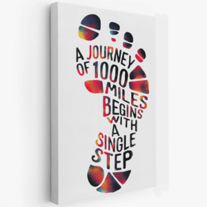 Paveikslas ant drobės žingsnis