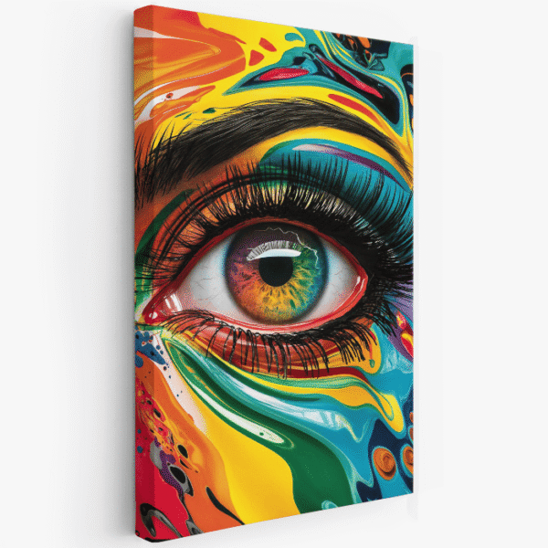 paveikslas ant drobės spalvos iš arti paveikslas ant drobės spalvos iš arti