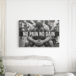 no pain no gain paveikslas ant drobės ant sienos