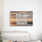 choose today paveikslas ant drobės ant sienos