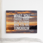 choose today paveikslas ant drobės ant sienos iš arti