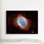 NGC 3132 paveikslas ant drobės Nasa nuotrauka pakabinta iš arti