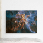 NGC 3372 foto drobė interjere iš arti