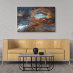 cats paw nebula foto ant drobės interjere