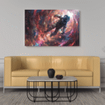 sustoja laikas paveikslas ant drobės ant sienos