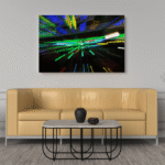 šviesos greičio riba paveikslas ant drobės siena