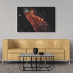 Herbig Haro paveikslas ant drobės NASA interjere