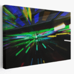 šviesos greičio riba paveikslas ant drobės