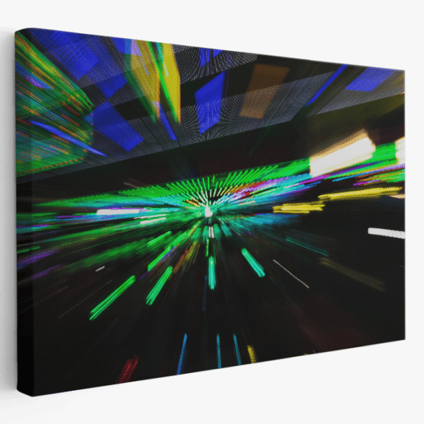 šviesos greičio riba paveikslas ant drobės