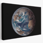 žemės planeta spauda ant drobės NASA nuotrauka iš arti