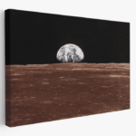 žemė iš mėnulio paveikslas ant drobės