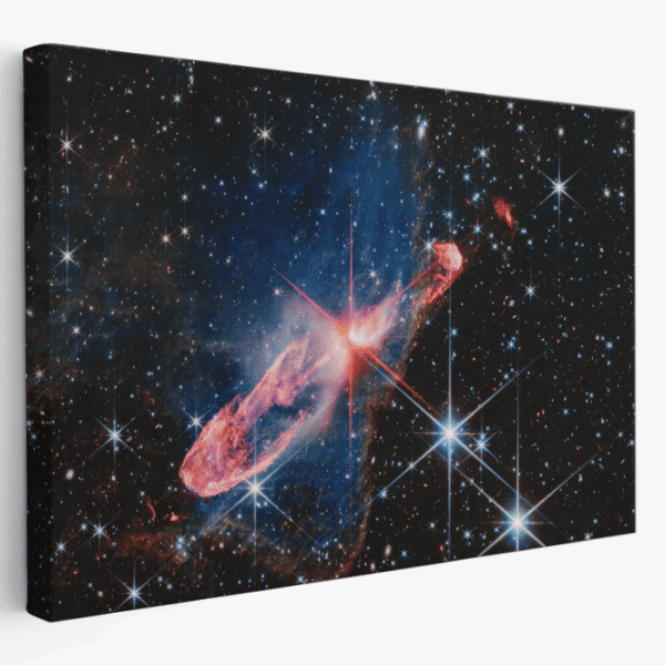 Herbig-Haro 4647 žvaigždės gimimas ant drobės Nasa Herbig-Haro 4647 žvaigždės gimimas ant drobės