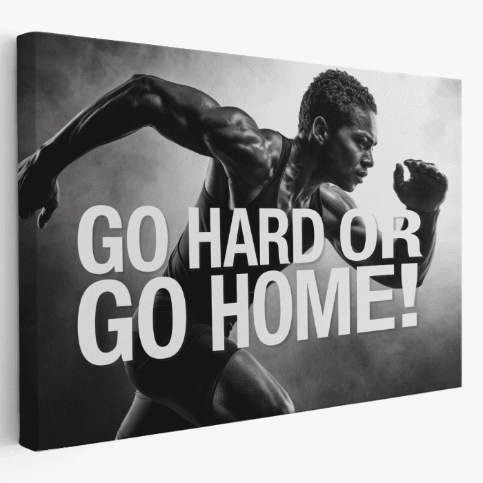 go hard or go home paveikslas ant drobės go hard or go home paveikslas ant drobės