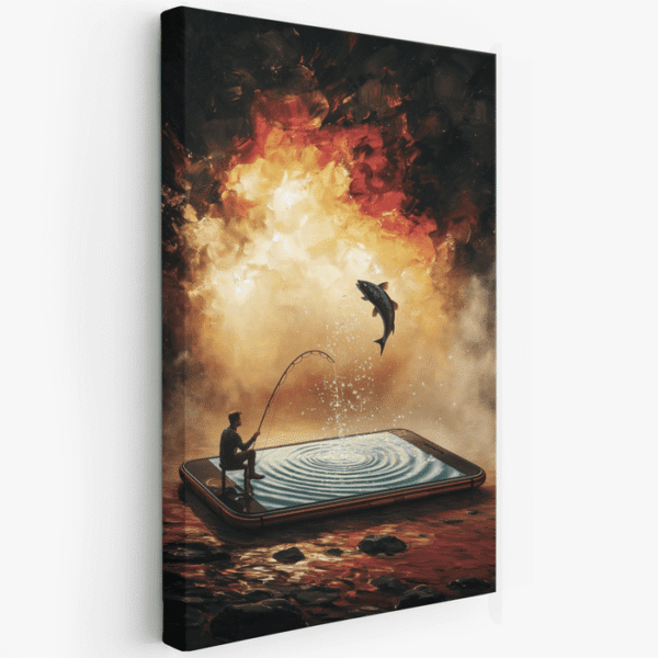 Paveikslas ant drobės žvejys