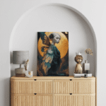 paveikslas ant drobės fėja abstraktus