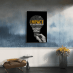 impact paveikslas ant drobės pakabintas