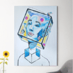 paveikslas ant drobės socialus saulegraza