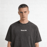 Heavy cotton Acid Wash marškinėliai, vyriškas modelis