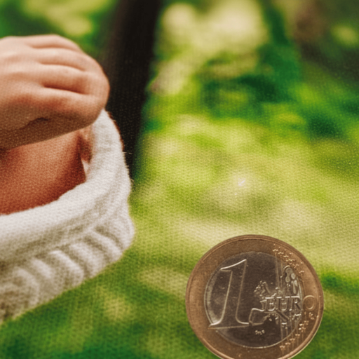 Sintetinės drobės tekstūra ir ekologiškos spaudos detalės iš arti.