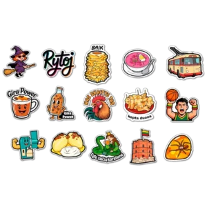 Vinilo lipdukai iš arti - lietuviška kultūra ir humoras, PVC medžiaga