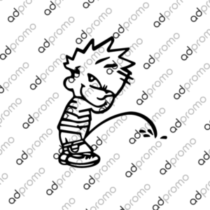 Automobilių lipdukas berniukas šišiojantis ant automobilio