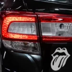 Automobilių lipdukas liežuvis lūpos ant automobilio