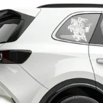 Automobilių lipdukas Vytis Lietuvos herbas ant automobilio